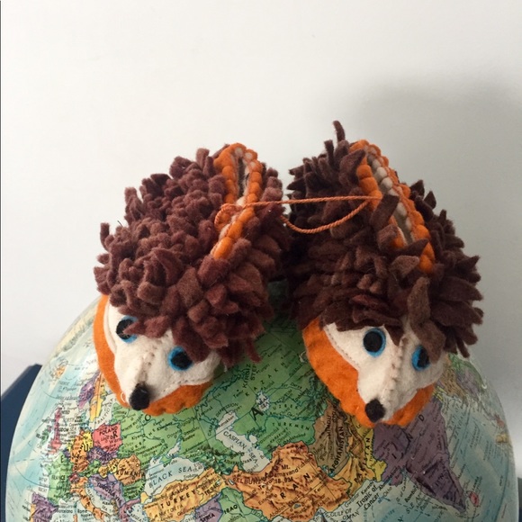 Other - NWOT Wool Hedgehog Baby Booties
